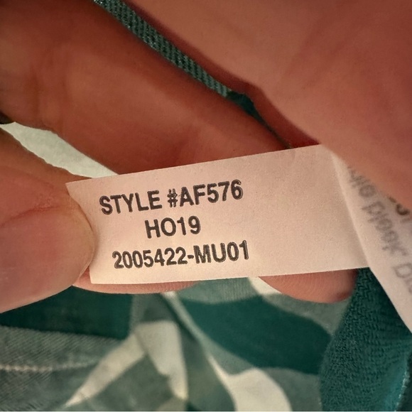 Crewcuts Shirts Boy's Size 4-5 Lot‎ Blue Green Cotton Denim Flannel Button Front - Picture 5 of 10